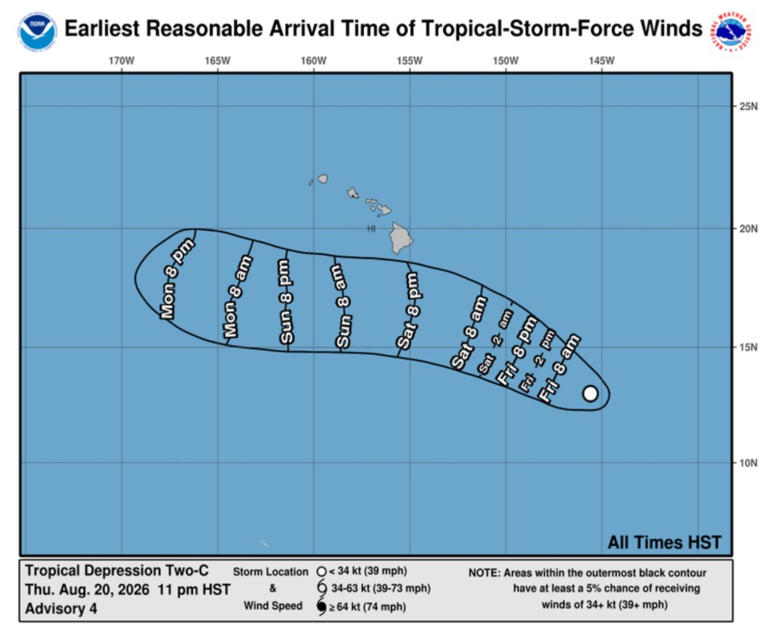 Tropical storm Moke to impact US this weekend: Live tracker maps, path
