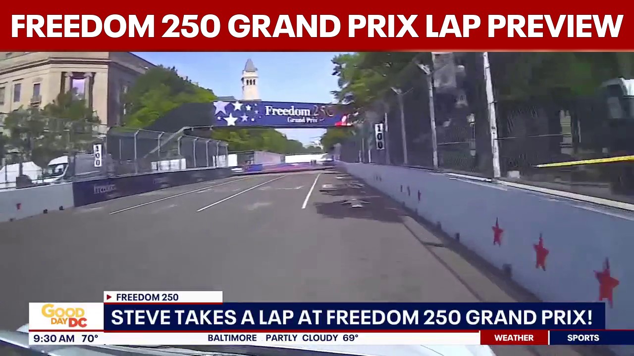 Freedom 250 Grand Prix: Ride along with FOX 5 for a lap preview