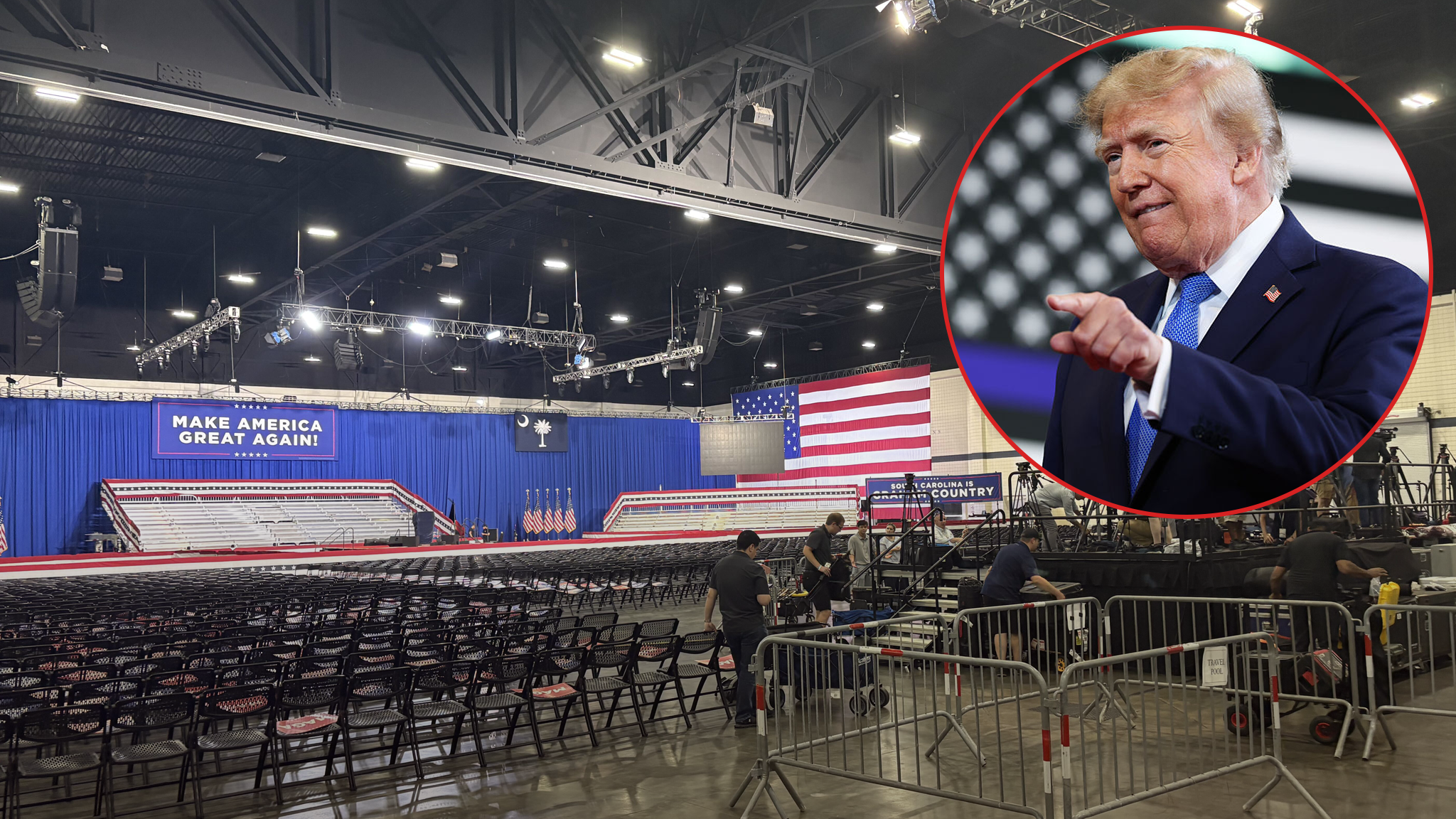 President Trump rallies support in Myrtle Beach for Sen. Darline Graham