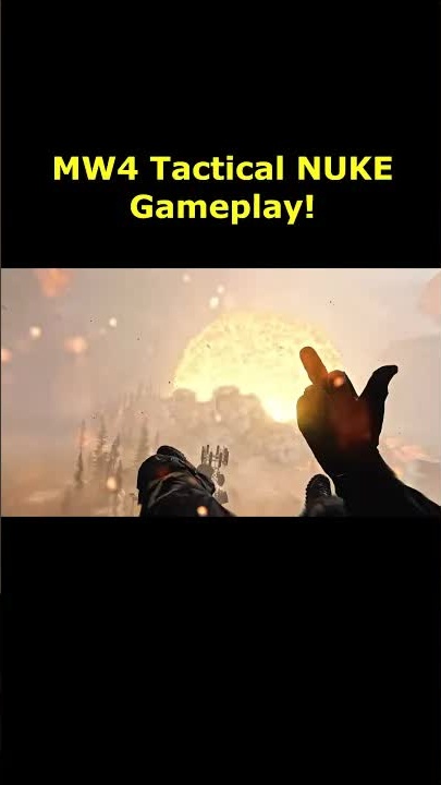 Modern Warfare 4 tactical nuke early beta gameplay! | COD MW4 tactical ...