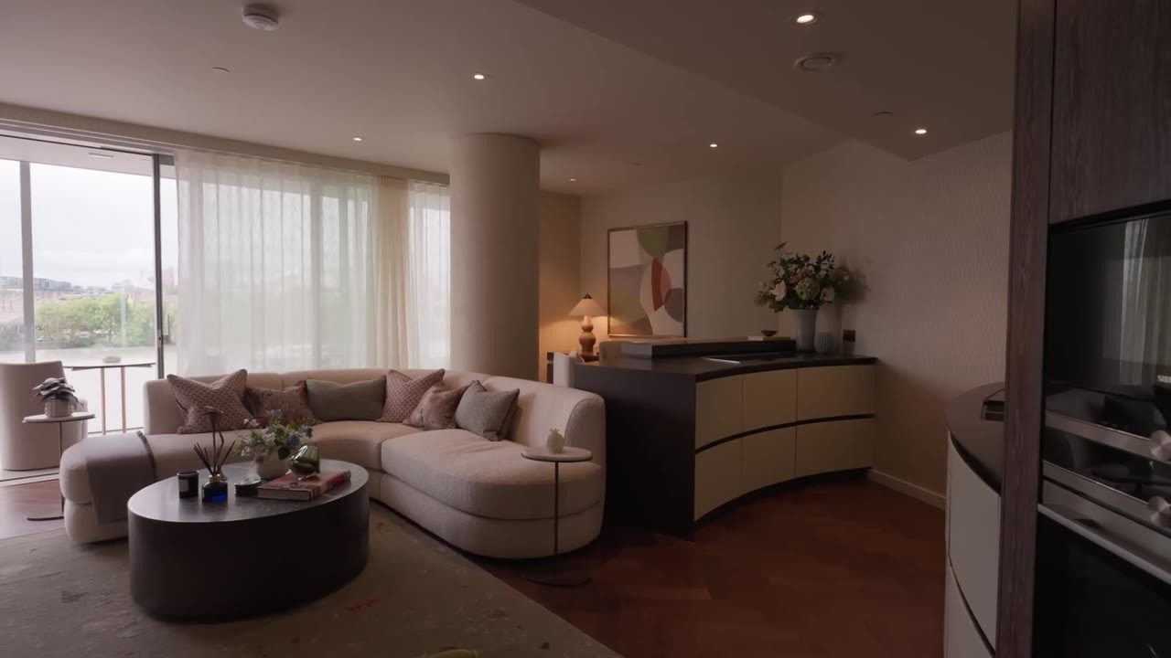 They turned this dark 1,200 sq ft apartment into a luxury retreat
