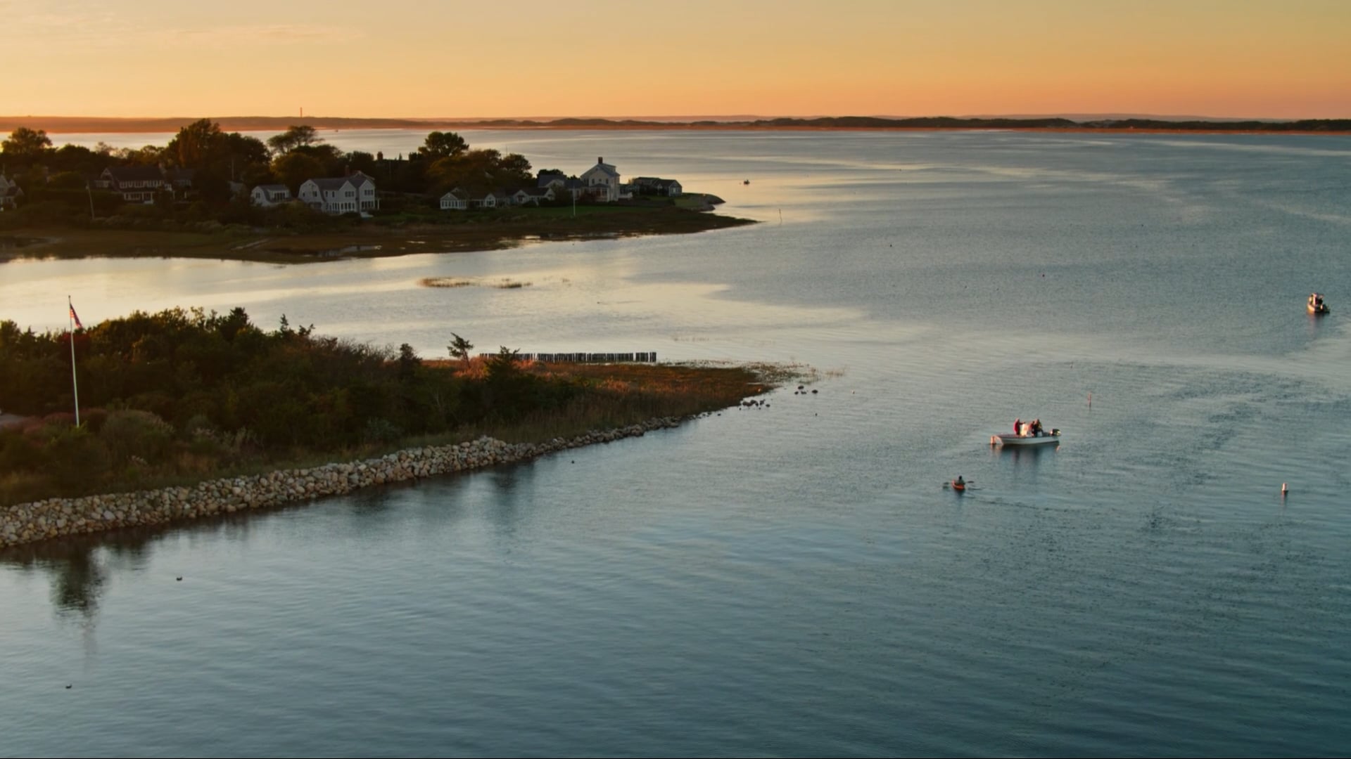 Aerial views of Cape Cod highlight its significance in New England