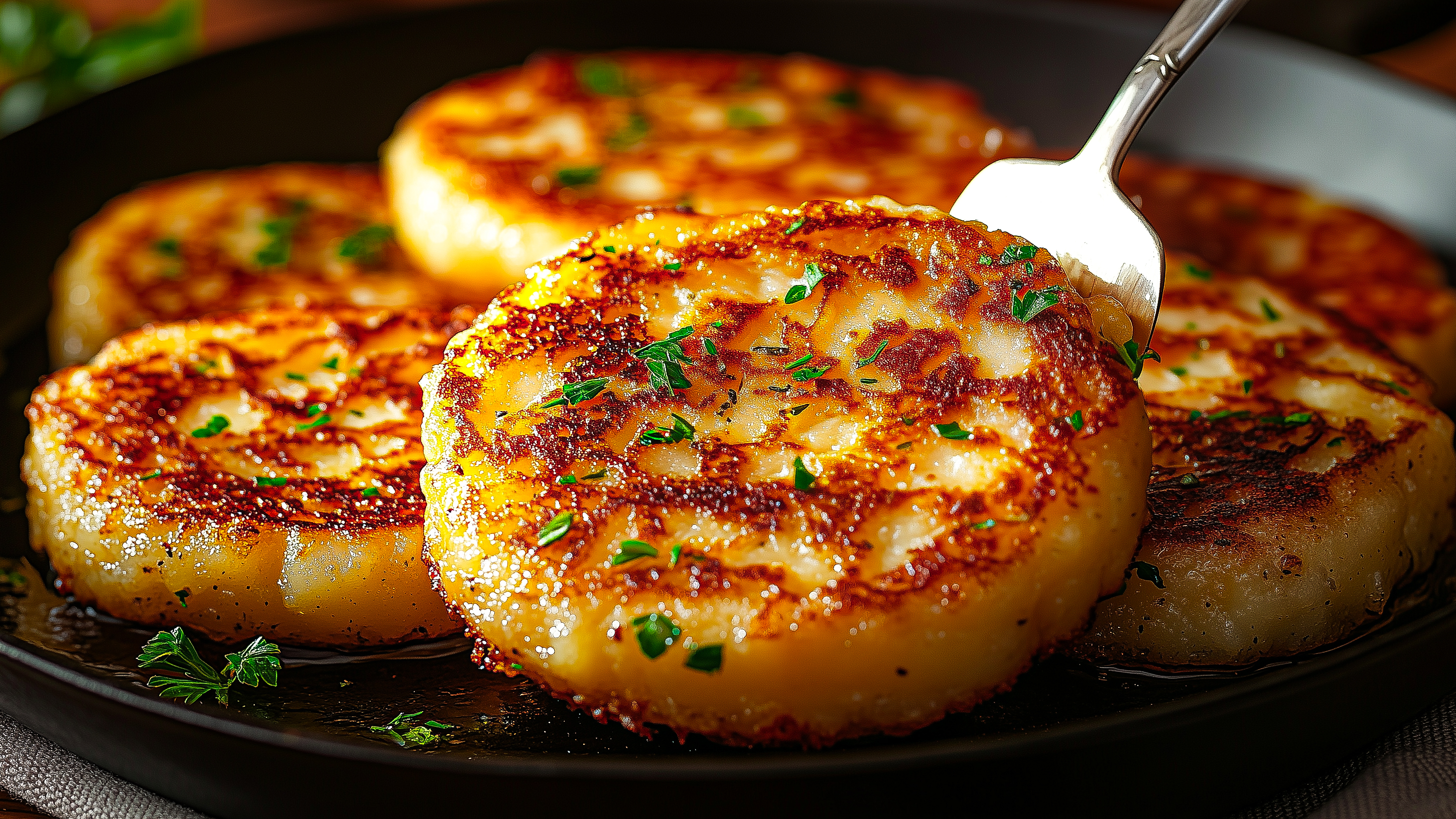 The best homemade potato cakes! Easy and crispy family dinner in minutes