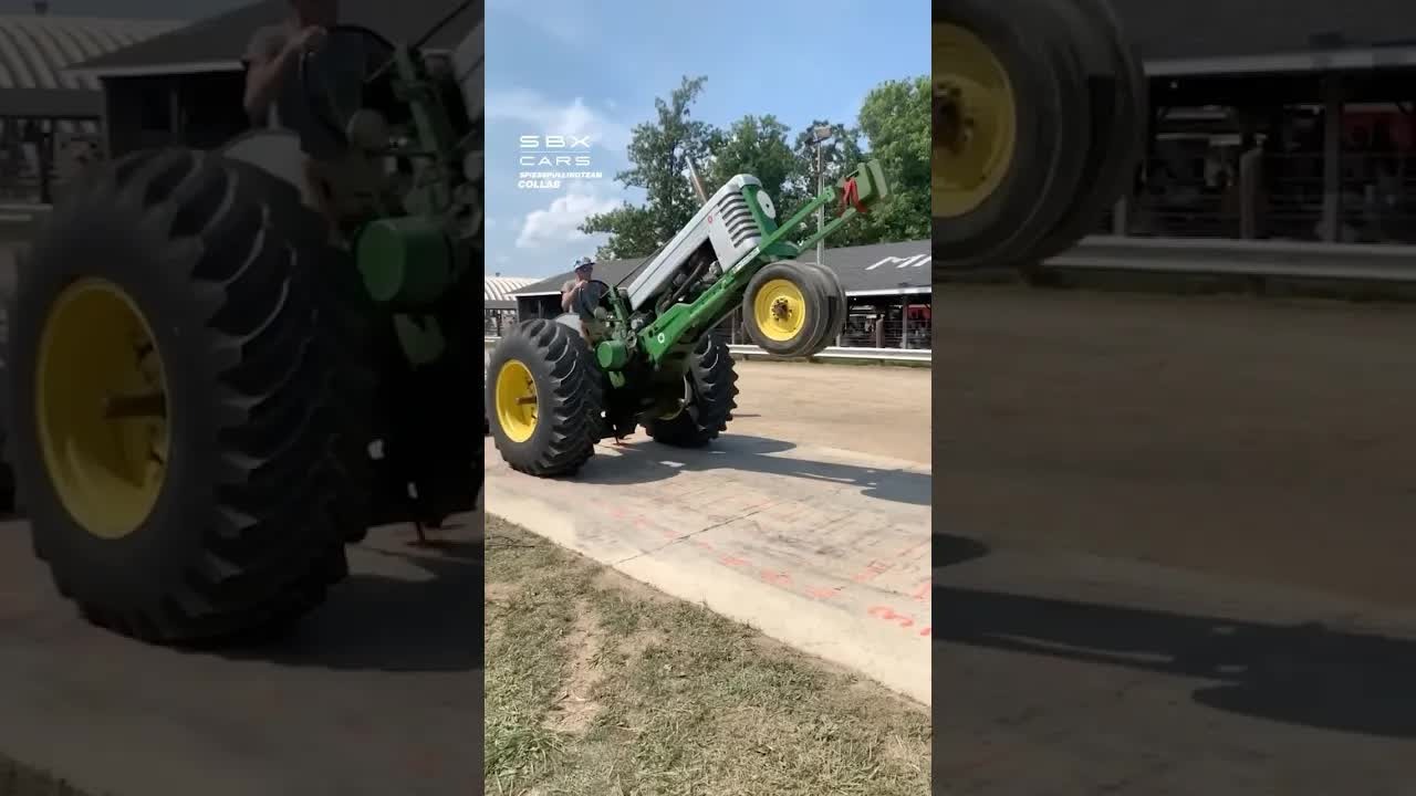 Extreme tractor pulling looks like farming discovered rage mode