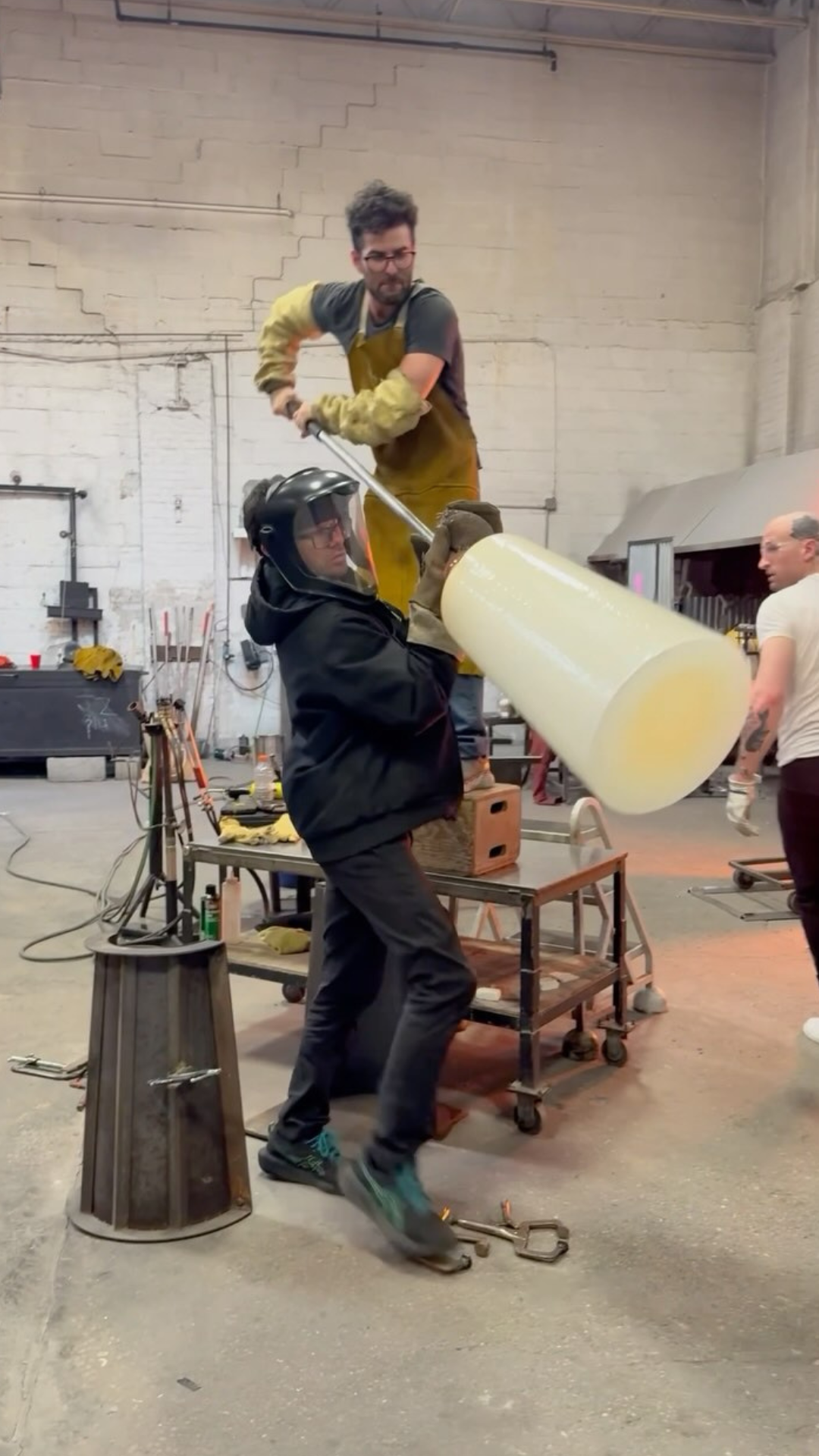 Inside the art of hand blown lighting
