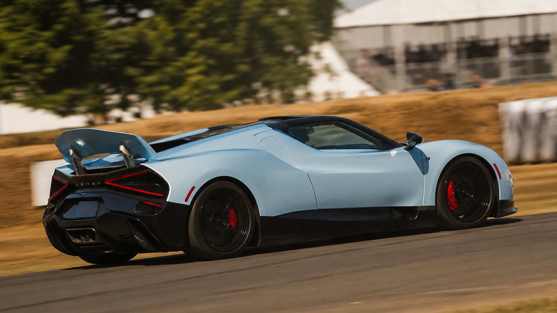 Bugatti Mistral makes fast Goodwood demonstration run