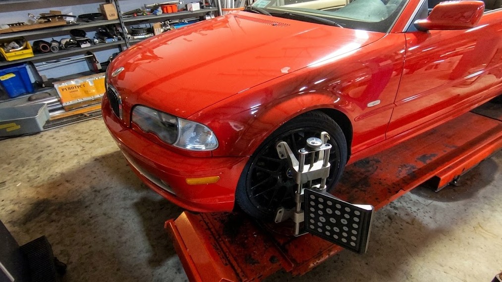 BMW E46 wheel alignment and suspension setup