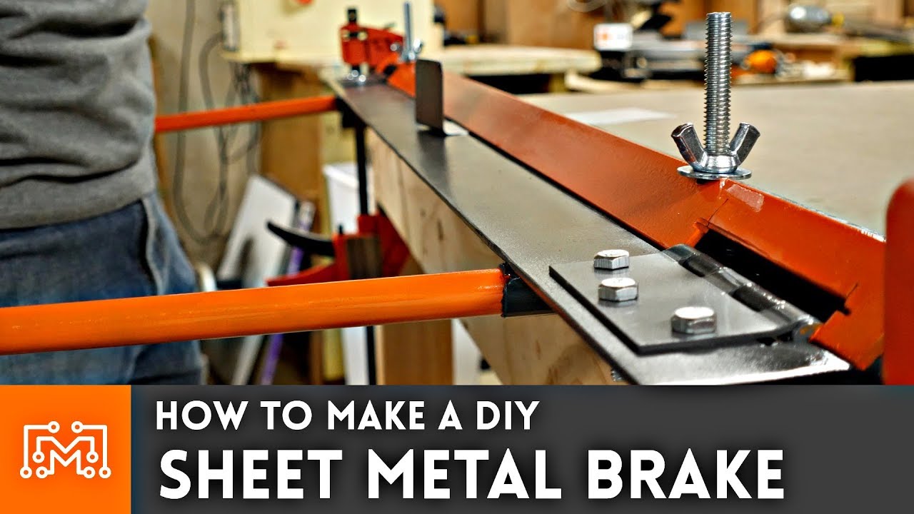 Building a DIY sheet metal brake from scratch
