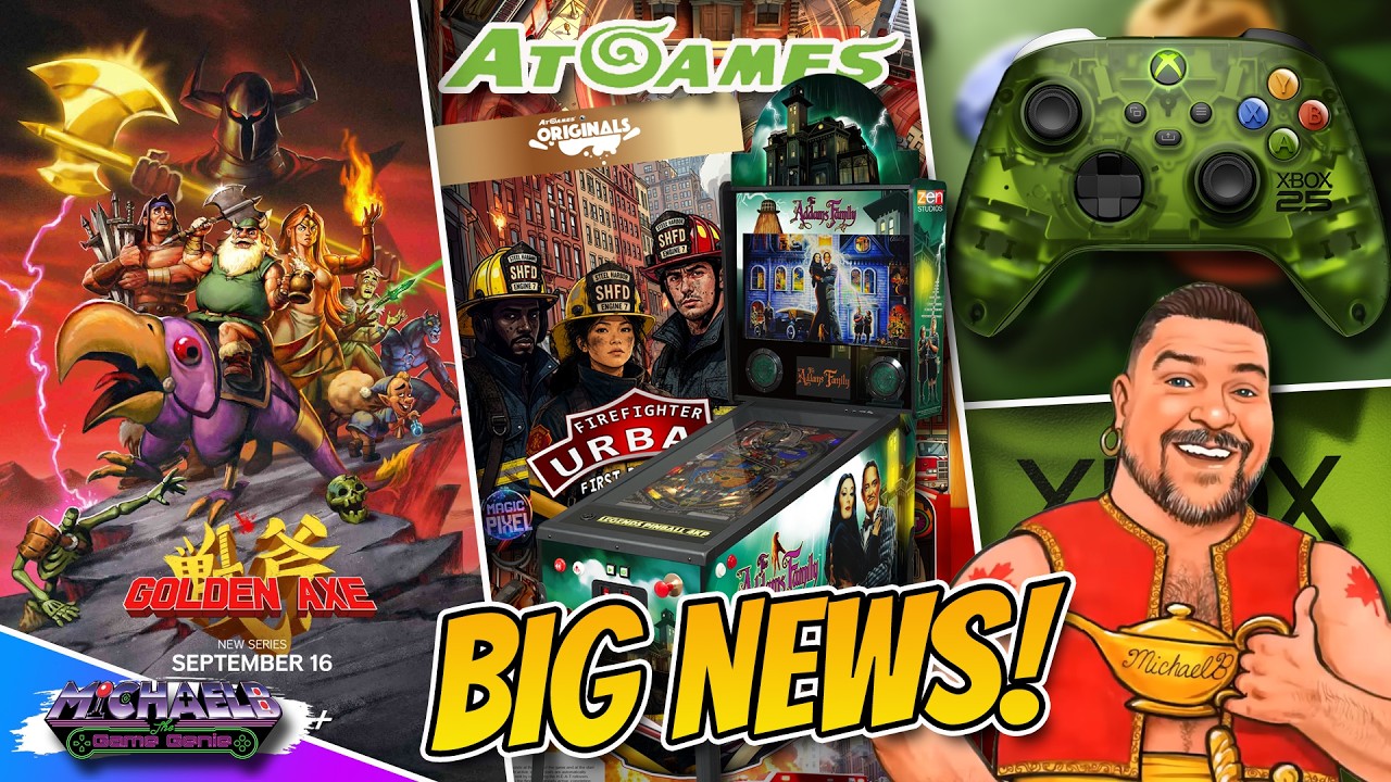 AtGames Pinball Updates Golden Axe Animated Series Debut Xbox 25th 