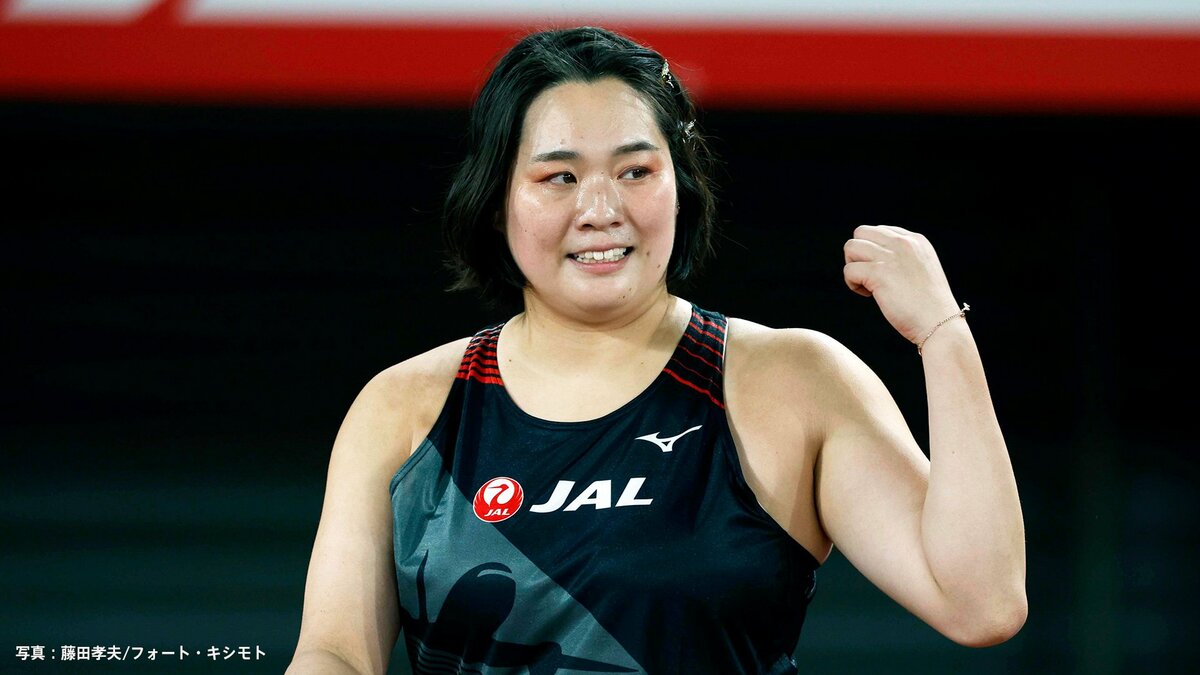 北口榛花、今季ベスト64m90で優勝 5度目のファイナル出場が確定 通算3度目の年間女王へ【DL・ローザンヌ大会】