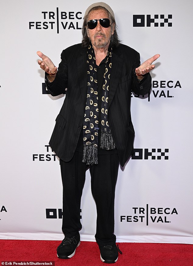 'Being my age, I was a little on the fence,' said Foxx: 'But then I ran into Al Pacino a few months ago'; Pacino is pictured in June at the Tribeca Film Festival
