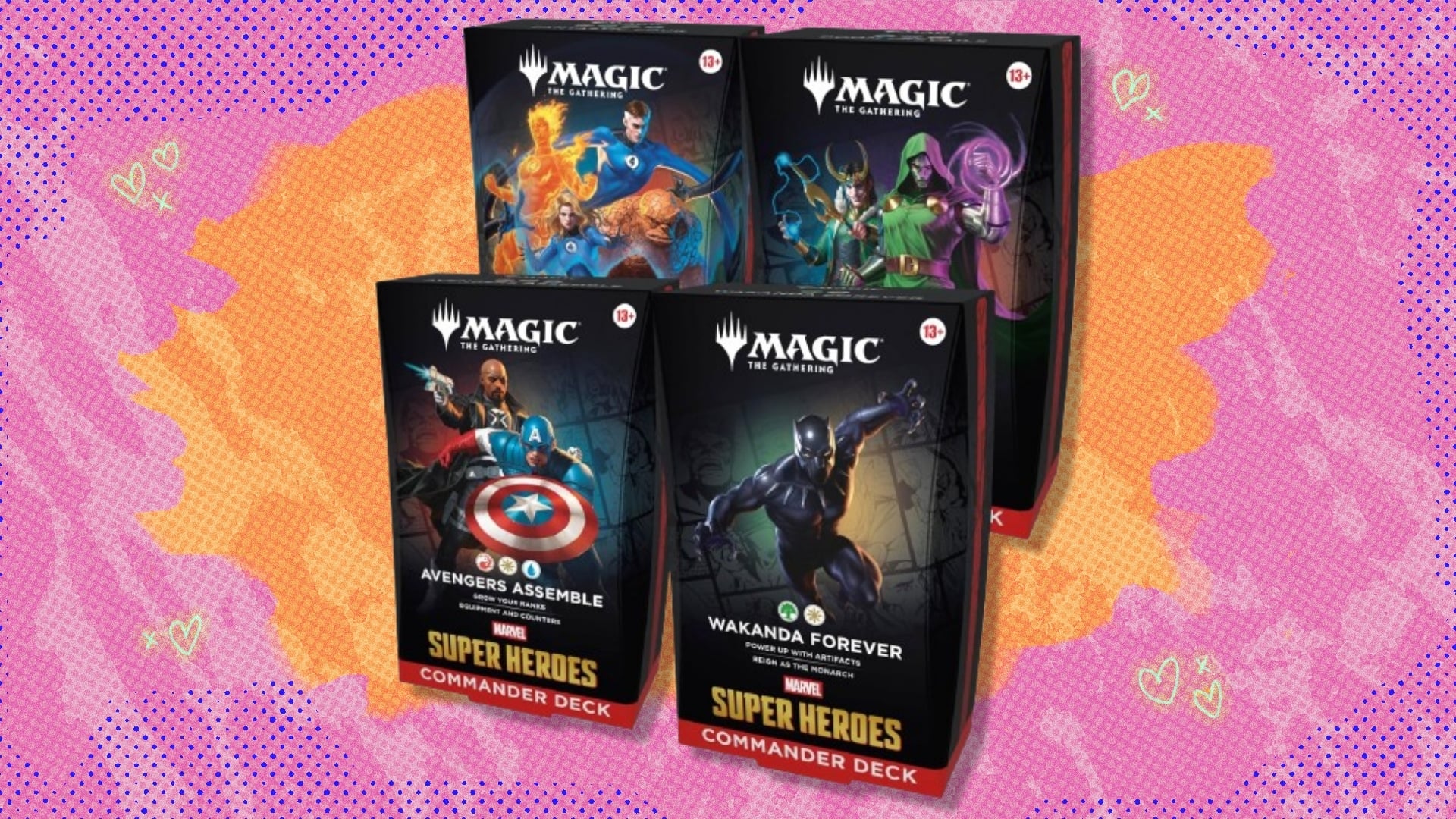Magic: The Gathering's Marvel Super Heroes 4-Commander deck bundle is ...