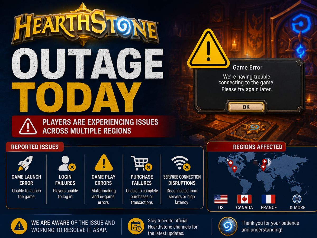 Hearthstone outage today: Is Hearthstone down today? Users across US ...