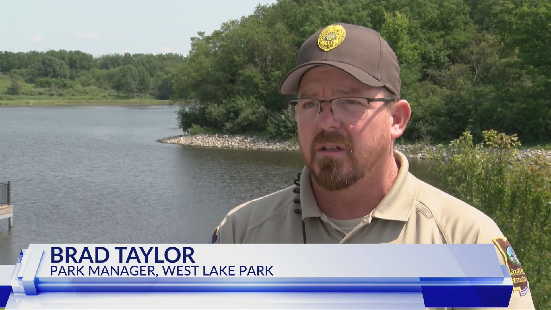 Officials discuss fish kill at West Lark Park, Scott County