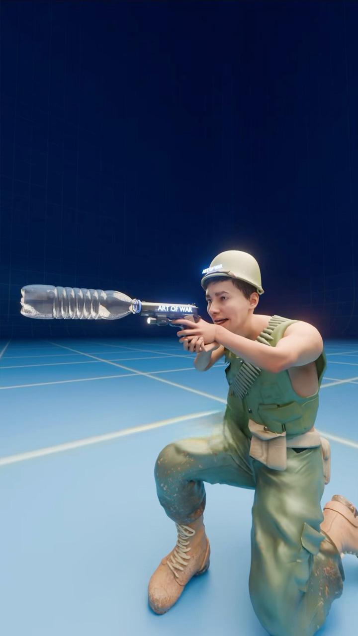 Can a plastic bottle silence a gun?
