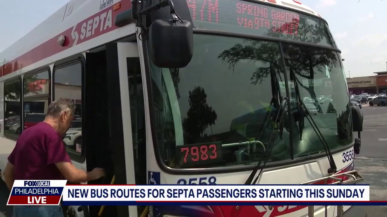 New bus routes for SEPTA passengers start Sunday