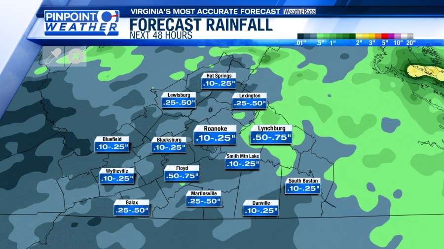 Pinpoint weather: Storms possible Saturday, then pleasant