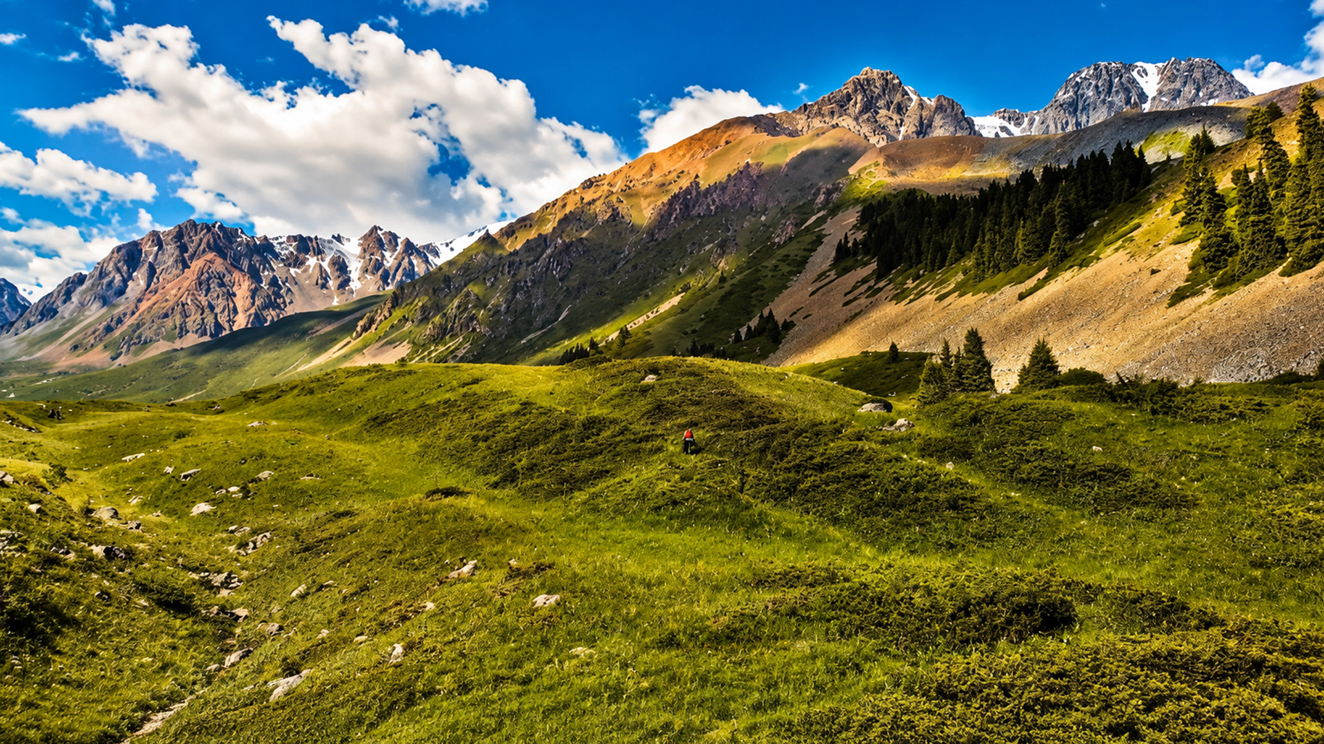 A hidden valley beneath Kyrgyzstan’s towering mountain peaks