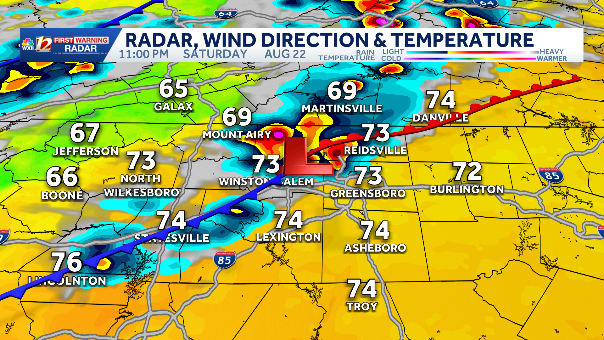 Saturday storm chance before a big change | Ready to say goodbye to the high humidity?