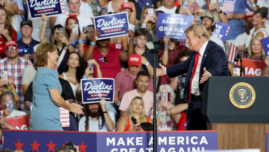 President makes final push for Darline Graham in trip to ‘Trump country'