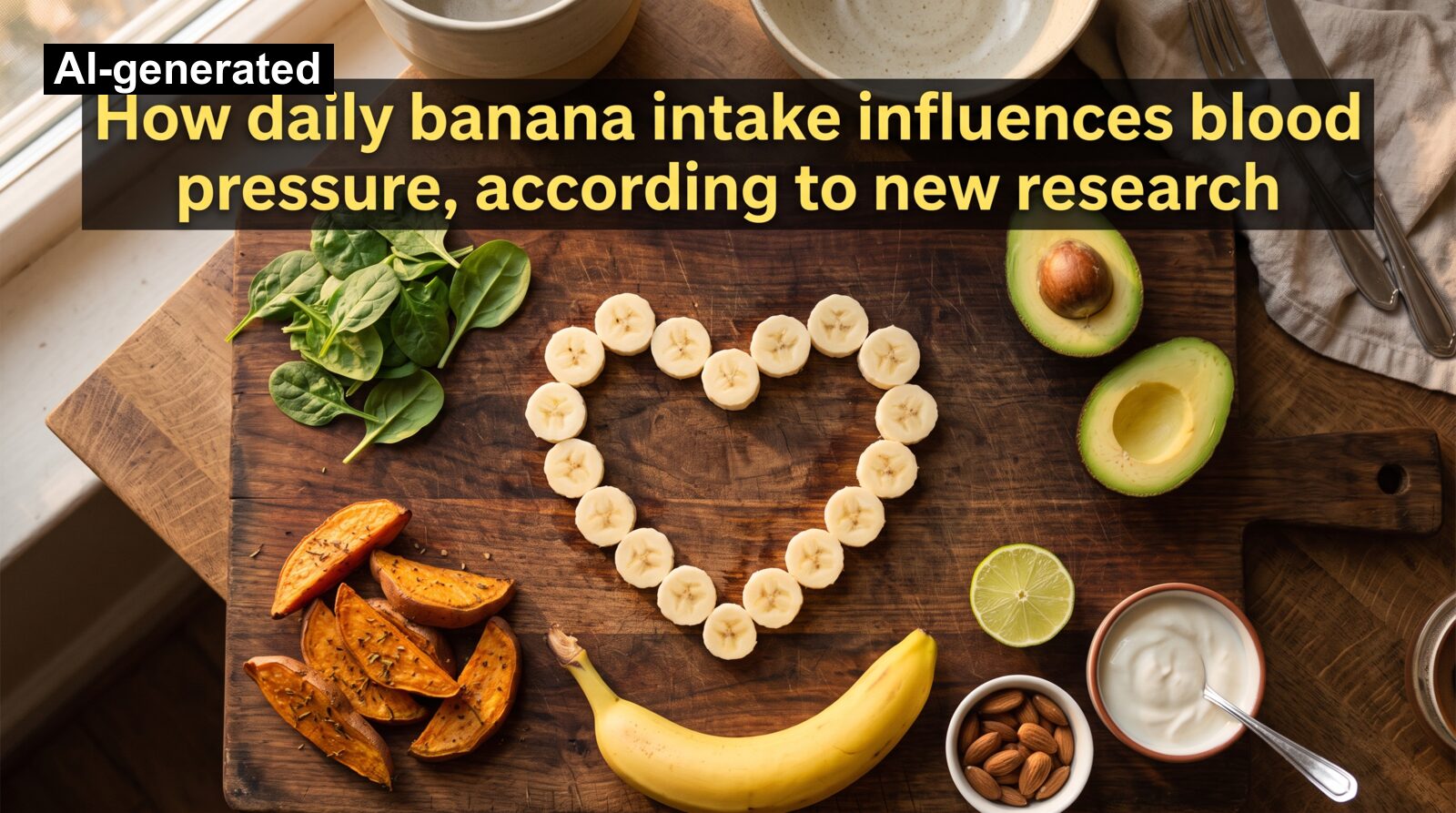 How daily banana intake influences blood pressure, according to new ...