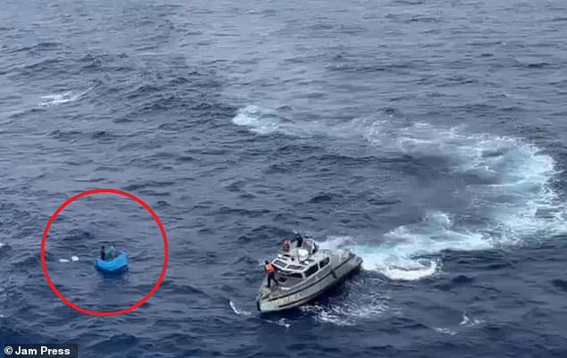 Daniel Guerrero Martinez and Jose Luis Portela Villegas were recovered by Mexican Navy personnel after disappearing on a fishing trip 