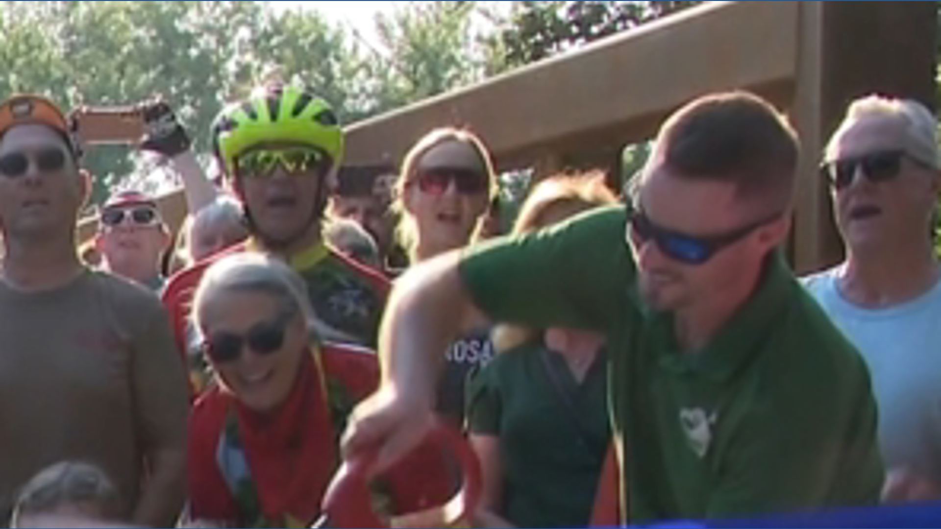 The bridge is back! Raccoon River Valley Trail Lighted Bridge in Adel ...