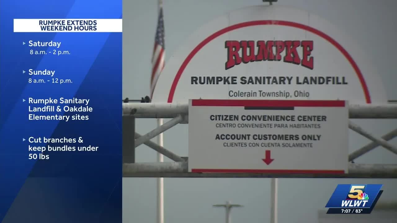 Rumpke extends yard waste drop-off hours for storm cleanup