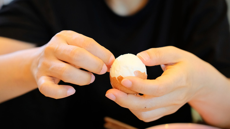 How to peel hard-boiled eggs easily every time with this simple spoon trick