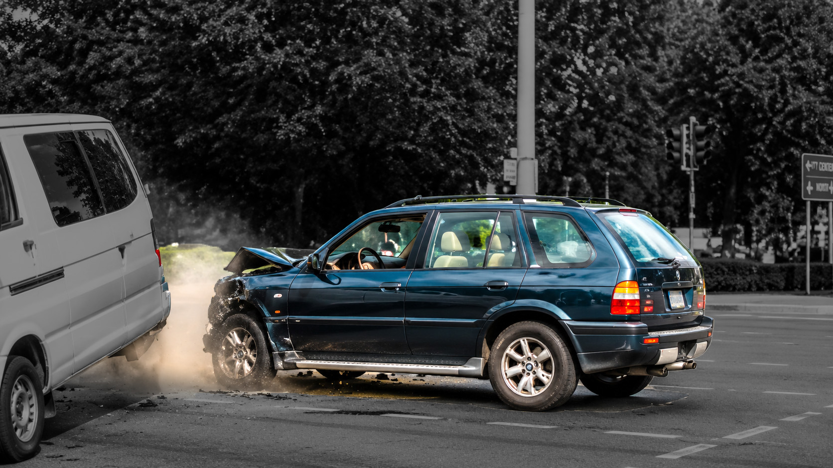 Crash caught on camera