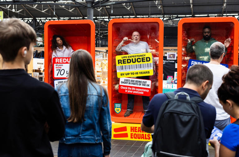 Health Equals Shelf Life campaign in Old Spitalfields Market (Ben Stevens/PinPep)
