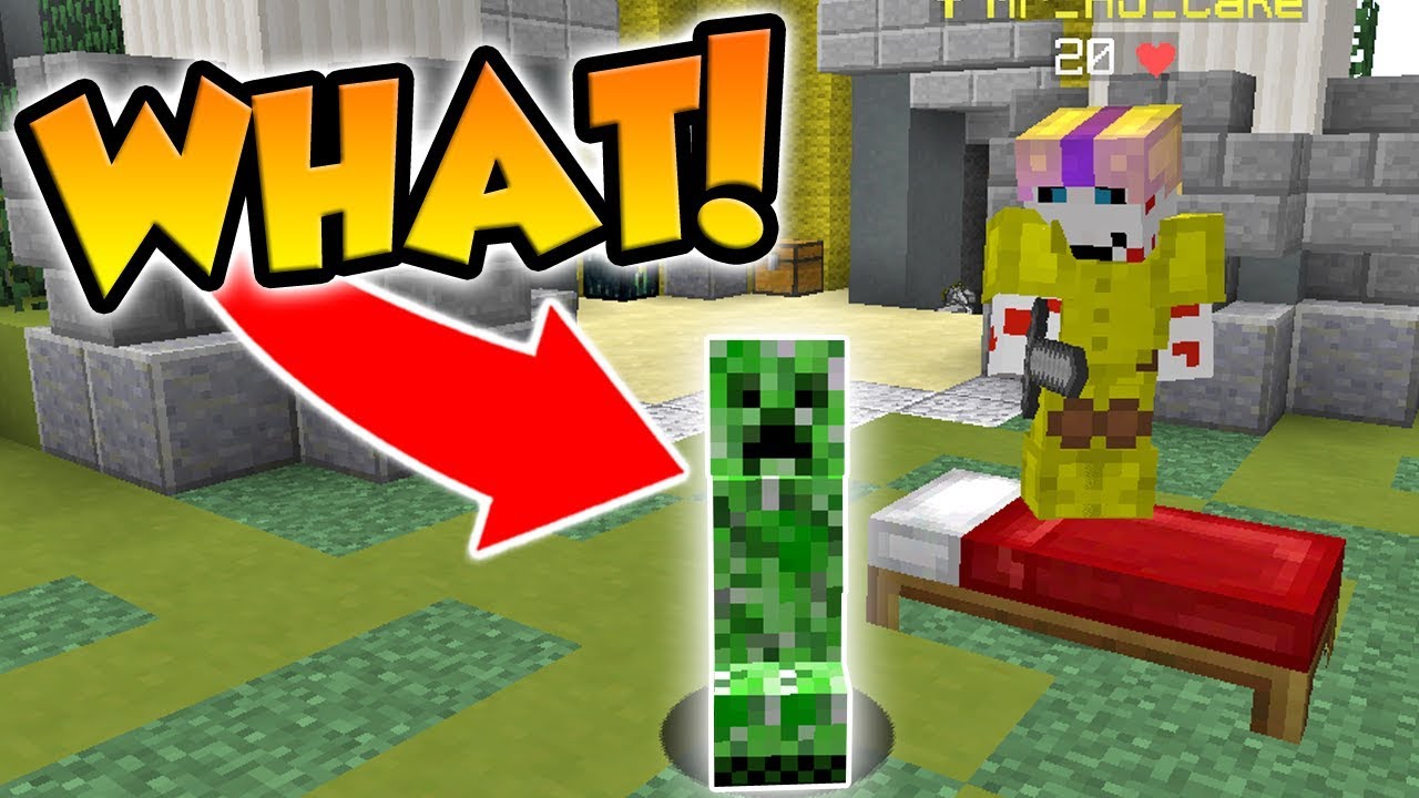 Creeper infiltrates Minecraft Bed Wars