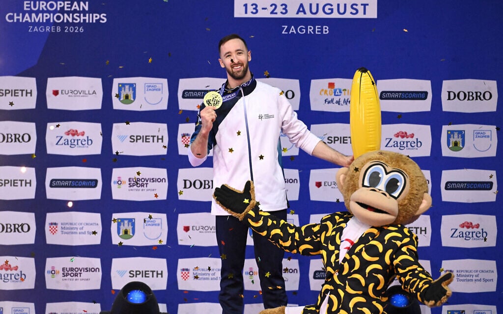 Israel's Dolgopyat wins his third European gymnastics championship title