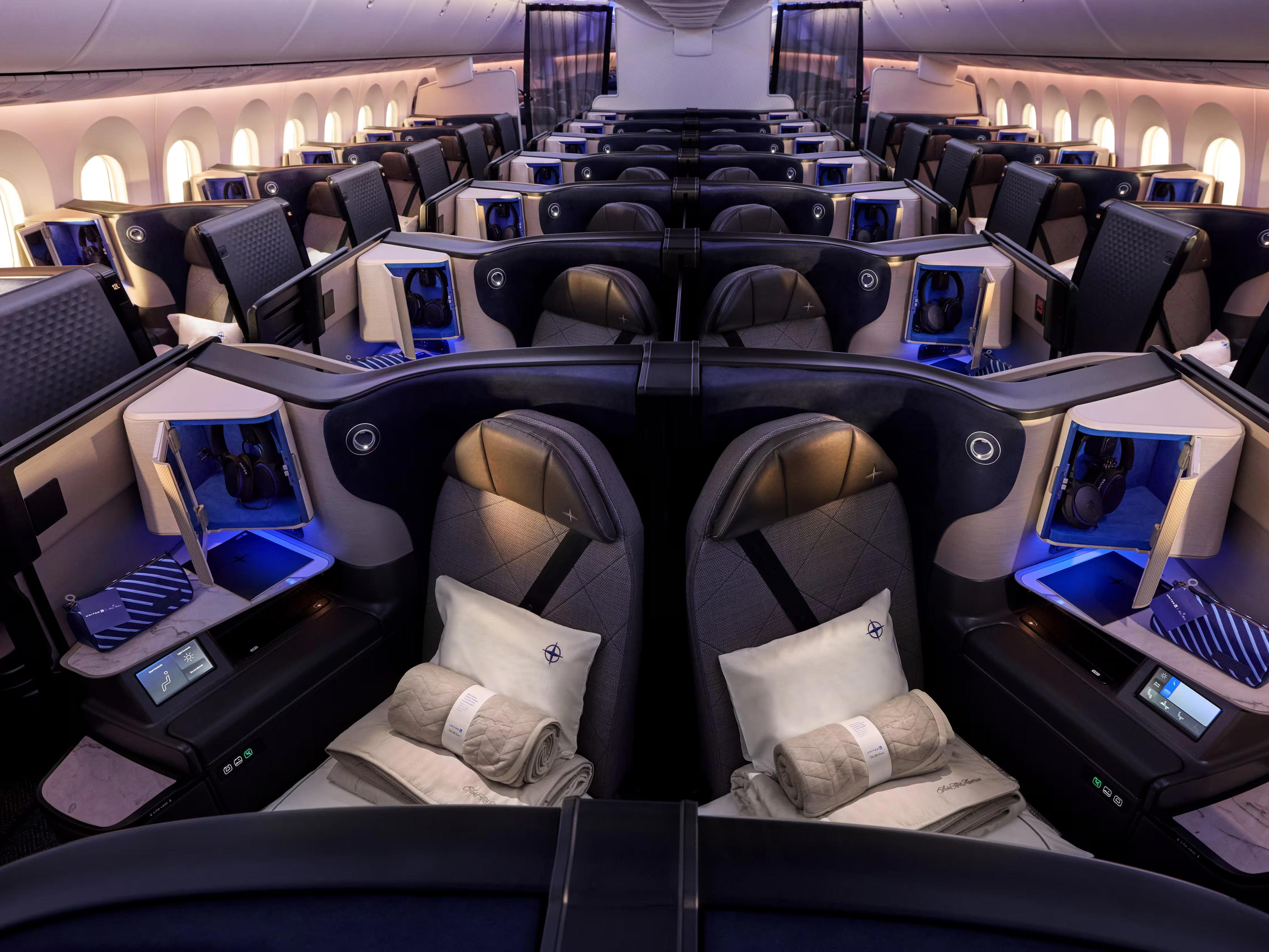 Business-class fliers love sliding doors — but they're causing a ...