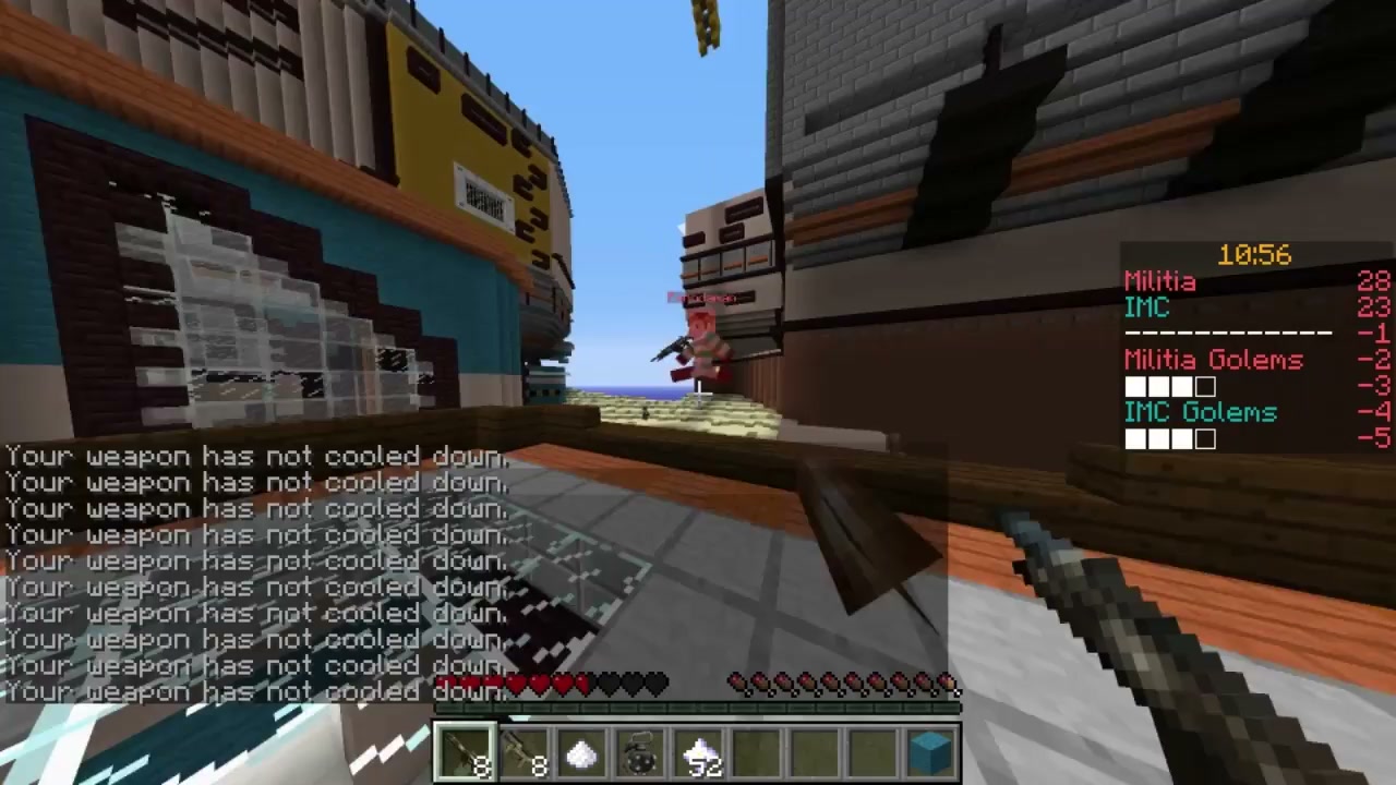 Minecraft Ironfall: Titanfall-inspired action on the Rise map!