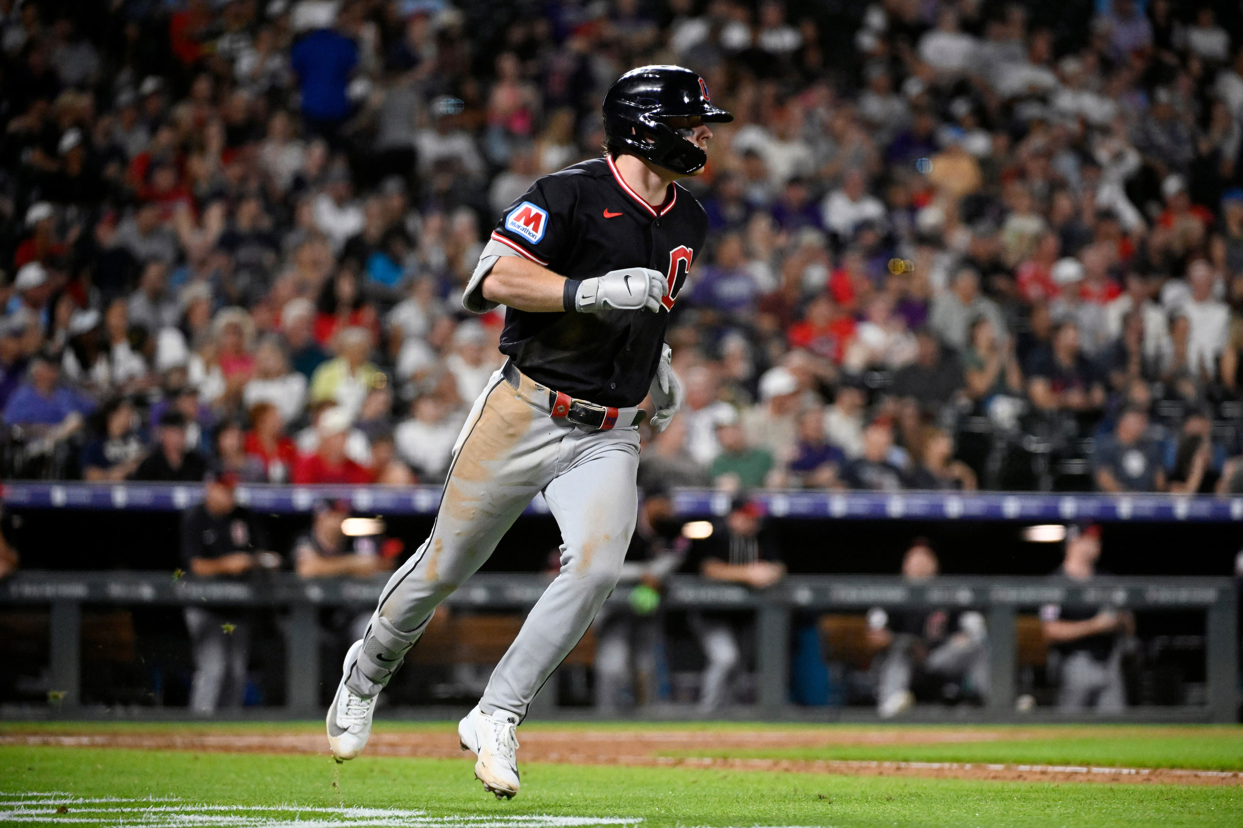 Bazzana's big night: Guardians drill Rockies 9-1