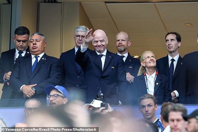 Luis Figo branded Infantino as a ‘relic who should have no part in football’s future’ in an explosive article for Daily Mail Sport