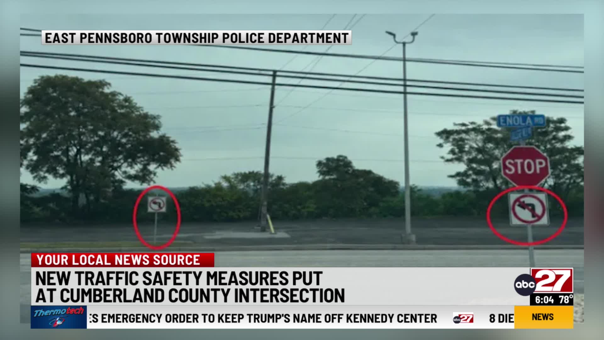 New traffic safety measures put at Cumberland County intersection