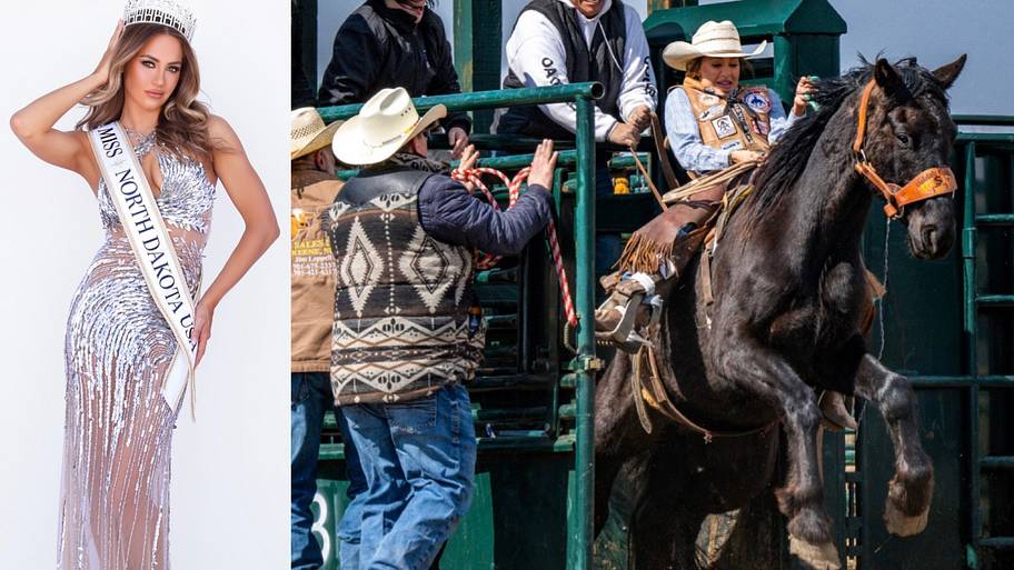 North Dakota pageant winner takes bronc riding grit to Miss USA competition