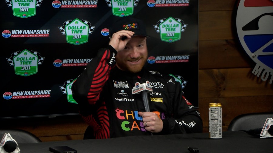 Tyler Reddick wins pole for NASCAR race in New Hampshire