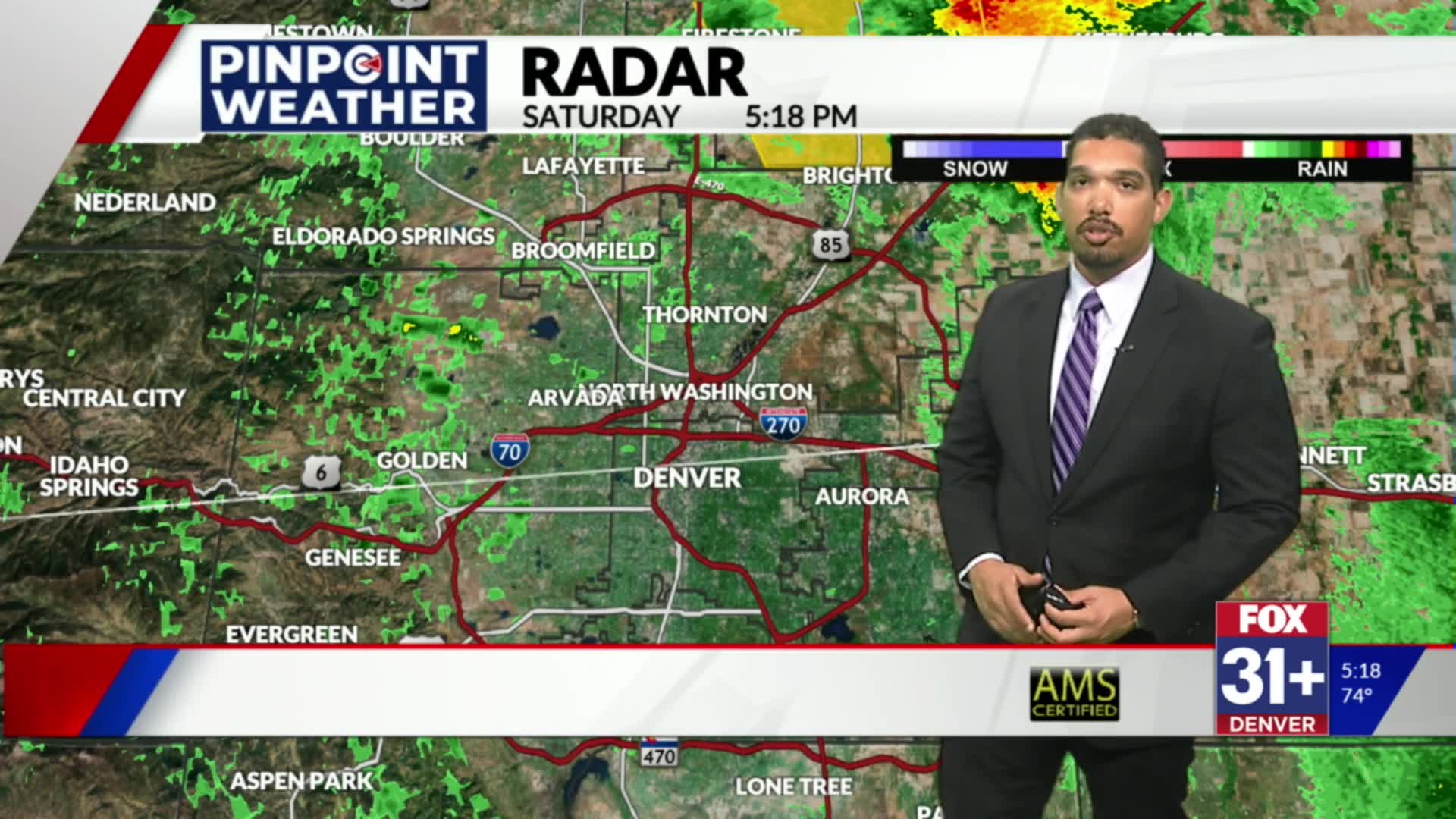 Denver weather: Stubborn summer heat with daily rain chances