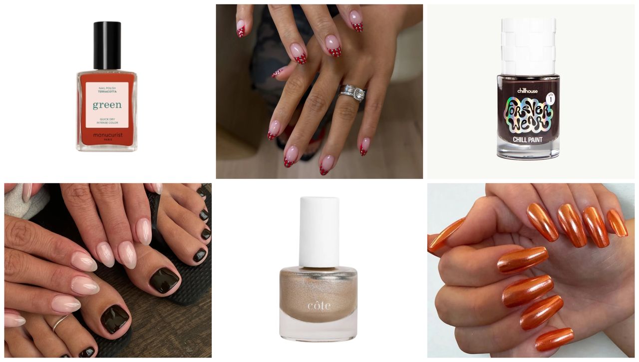 Nail art trends for late August feature a mix of summer and fall styles