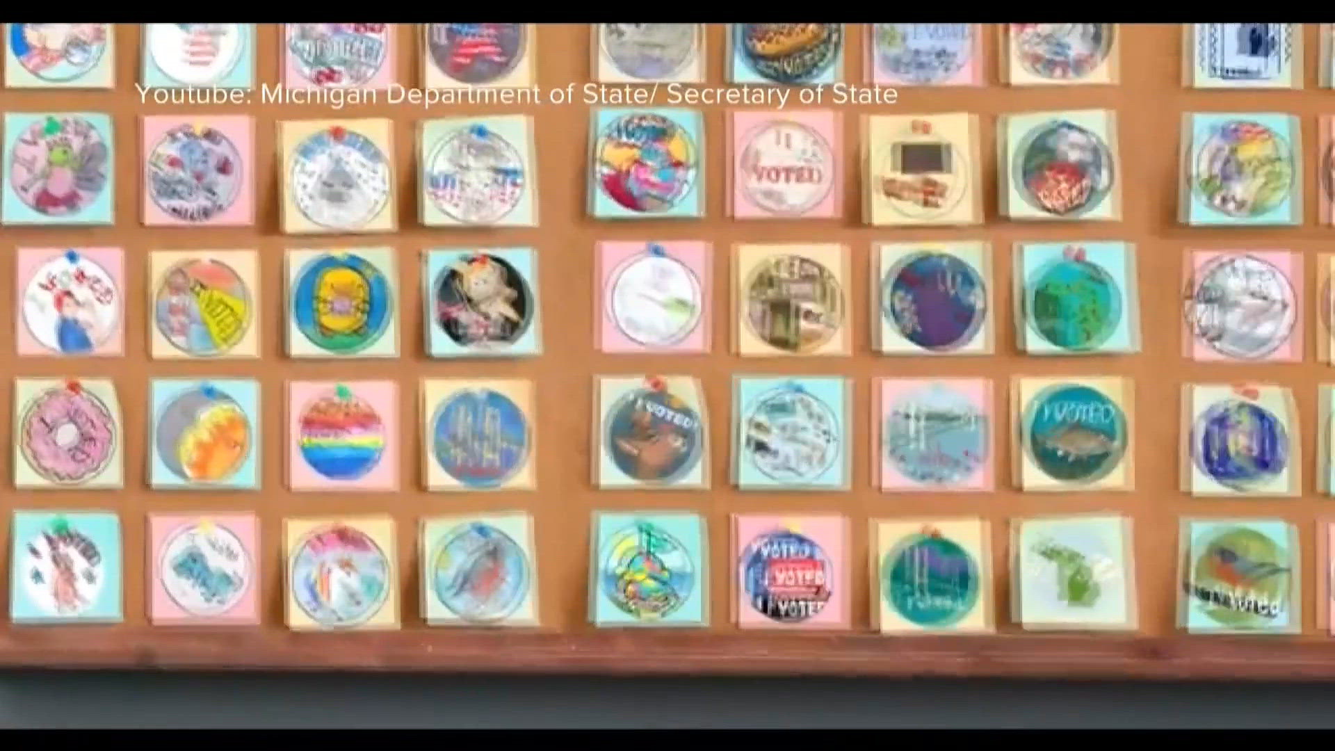 Over 2,000 designs were submitted for Michigan's "I Voted" sticker ...