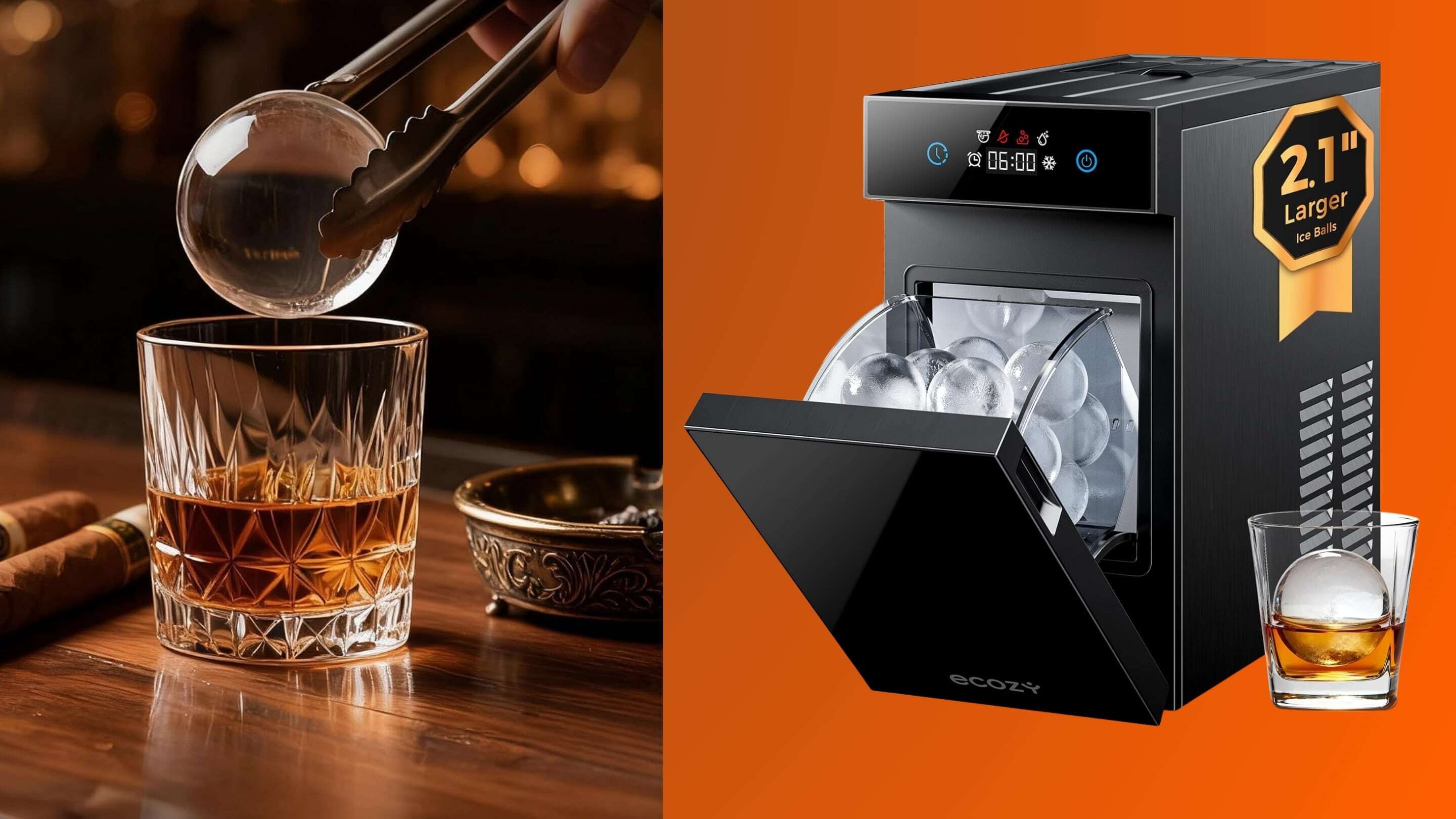 Amazon's compact clear ice ball maker is on sale for $189