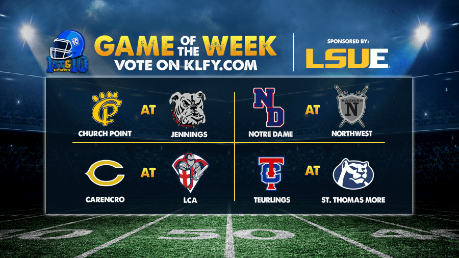Vote game of the week: See Week 1 nominees here