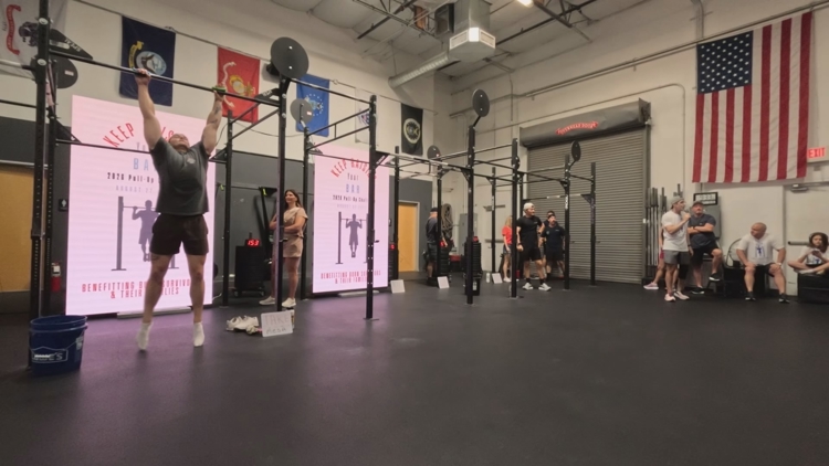 Raising the bar: Valley firefighters take on pull-up challenge to raise money for Arizona burn survivors