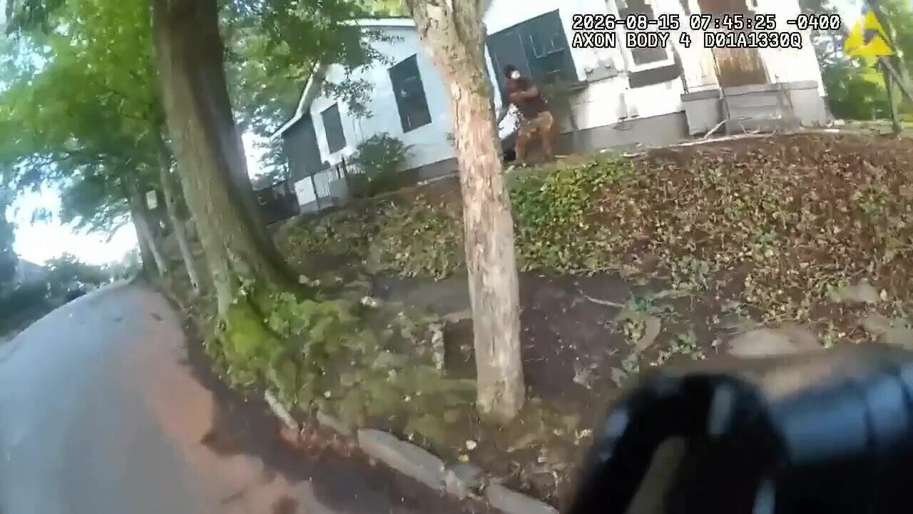 Watch: Suspect caught crawling from Atlanta home after alleged copper wire theft