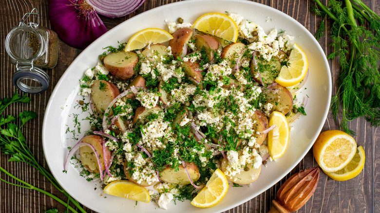 Change up your classic potatoes — make them Greek style for 10x more flavor