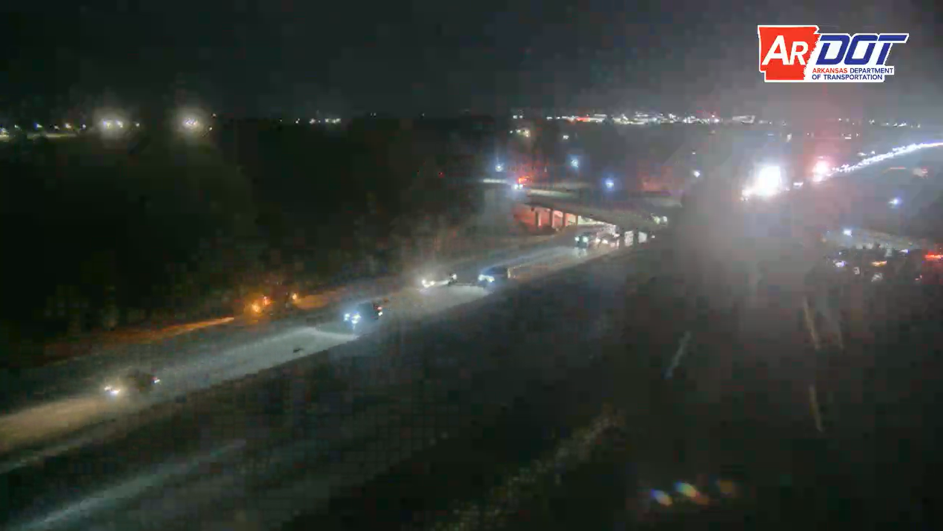 Crash on southbound I-49 near Rogers cleared