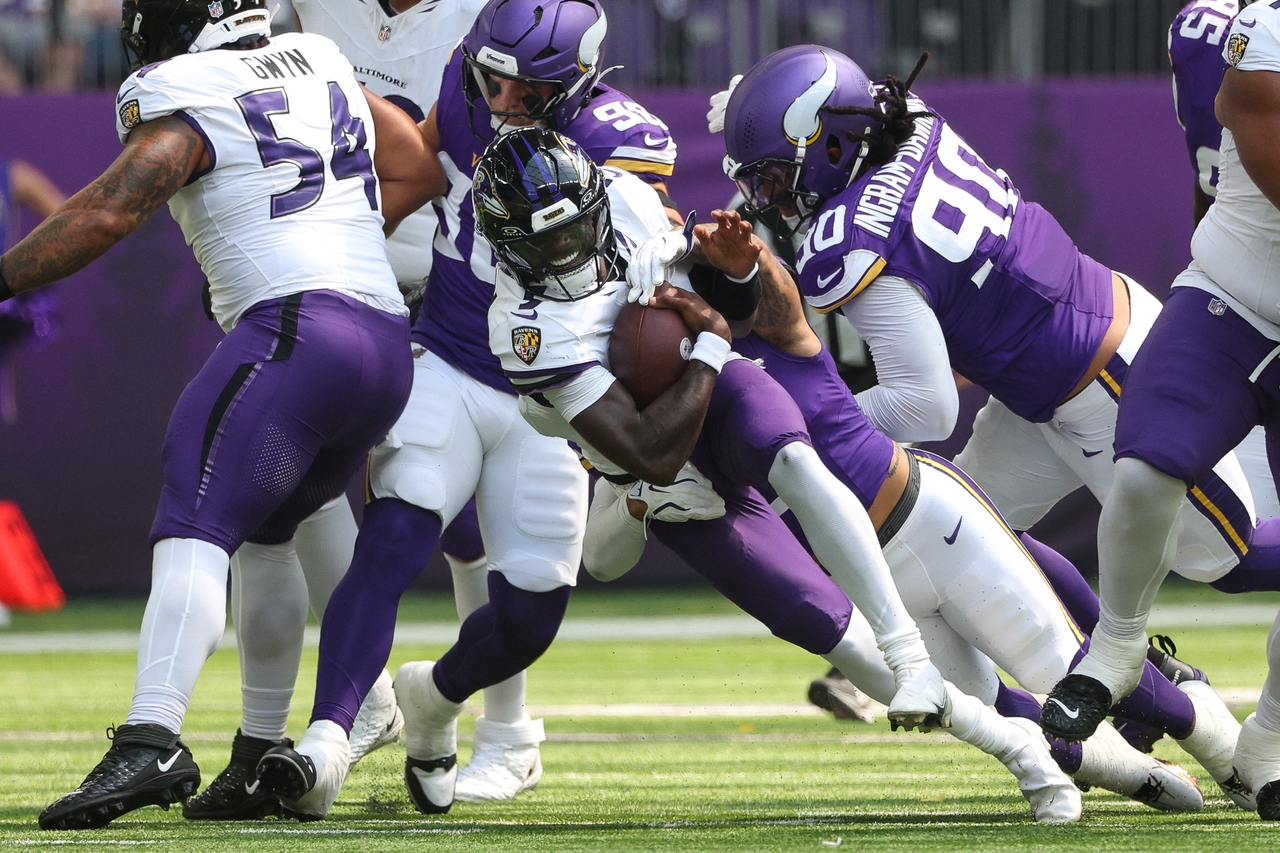 NFL：明尼苏达维京人 vs 巴尔的摩乌鸦